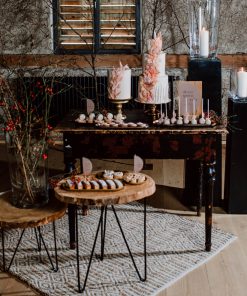 Vintagetisch, schwarz