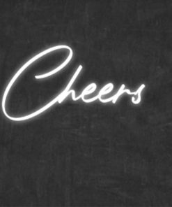 Neon Schild "cheers"