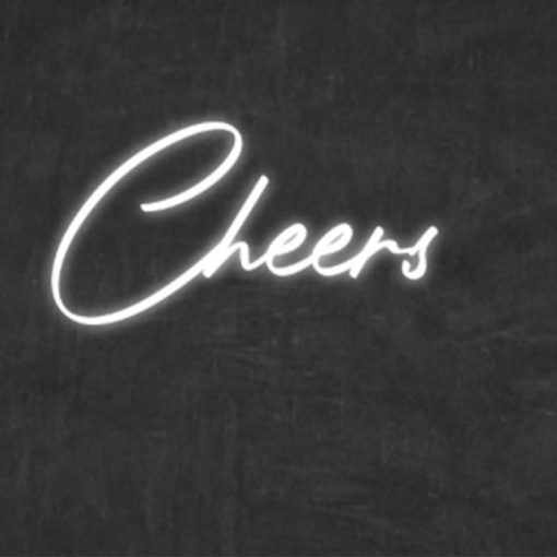 Neon Schild "cheers"