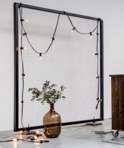 Backdrop Metall, schwarz