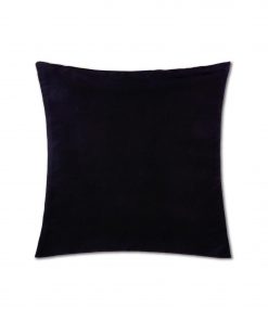 Kissen Samt, schwarz, ca. 40x40 cm