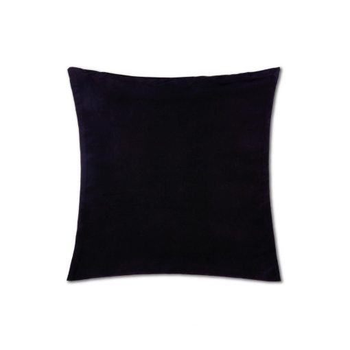 Kissen Samt, schwarz, ca. 40x40 cm