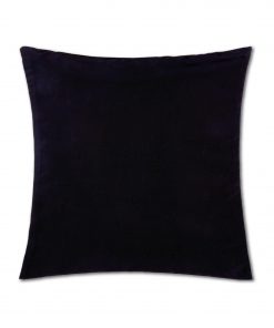 Kissen Samt, schwarz, ca. 50x50 cm