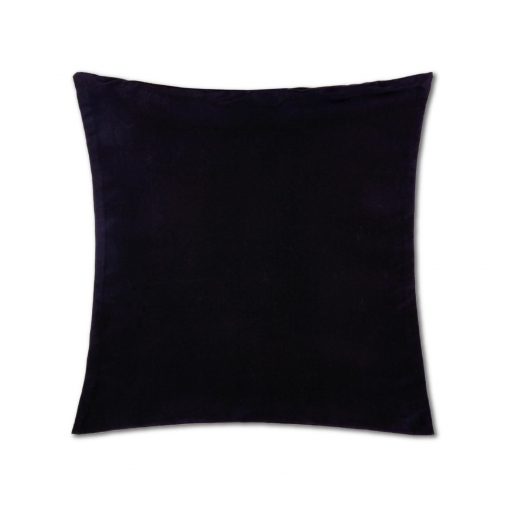 Kissen Samt, schwarz, ca. 50x50 cm