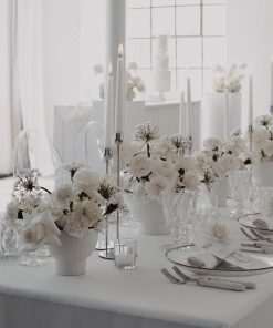 Vase, Meghan Medium weiß