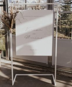 Metall Gestell, weiß