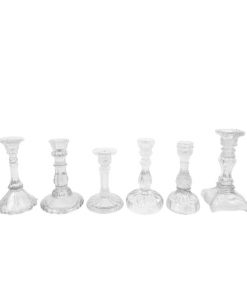 Kerzenhalter 10er-Set, Glas