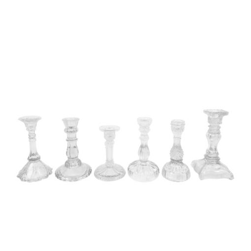 Kerzenhalter 10er-Set, Glas