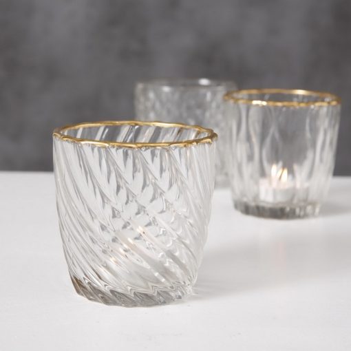 Teelichthalter 3er-Set, Adore