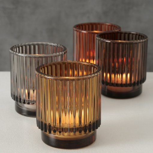 Teelichthalter 4er-Set, Dakota