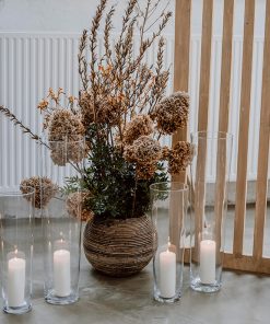 Bodenvase 2er Set, Zylinder