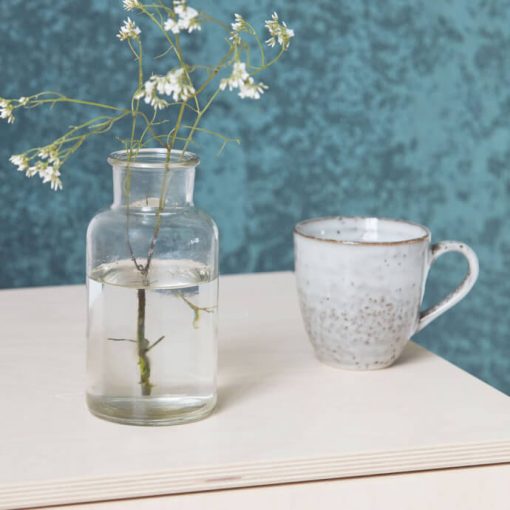 Vasen 3er-Set, klar Apothekerflasche