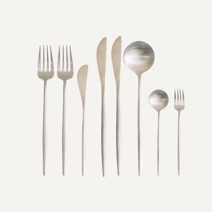 8er-Set Besteck, silber