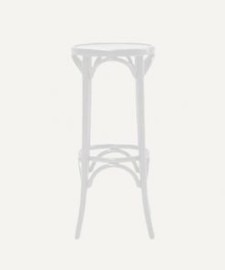 Eleganter Bentwood Barstuhl in Weiß für Events mieten in München