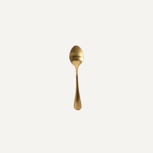 Kaffee- und Dessertlöffel, gold