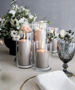 Windlichter 3er Set, Zylinder