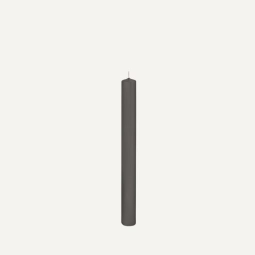Stabkerze, elegantes Grau