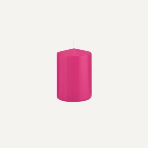 Stumpenkerze klein, Pink