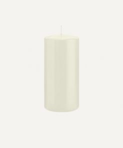 Stumpenkerze mittel, Ivory