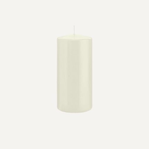 Stumpenkerze mittel, Ivory