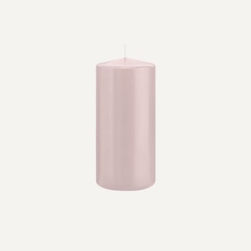 Stumpenkerze mittel, Rosé